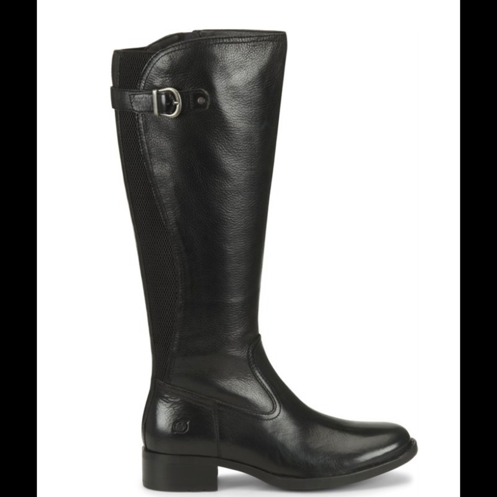 Born Black riding style boot